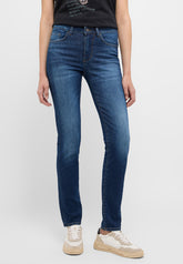 Mustang Shelby Slim Damskie Spodnie Jeansowe Denim Blue 1015563 5000 802